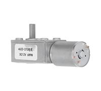 6RPM DC Geared Motor | Automatic Locking 12V Geared Motor for Door Opener/Window Opener/Small Winches | Aluminum Brass Construction, Consistent Accuracy