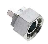 6S & 30S Racor recto de acero zincado con rótula 400 bar Junta tórica de NBR Cono de estanquidad ISO 8434-1