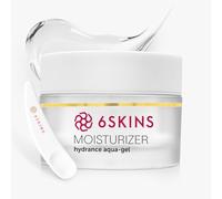 6SKINS® Aqua Gel hidratante facial con 2% de niacinamida y ceramidas, hidratante facial coreano diario para piel rellena, fortalece la barrera e hidratación intensa para una piel brillante, no graso