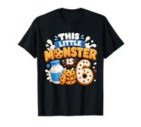 6th Birthday Boys Girls 6 Years Old Milk and Cookie Party Camiseta