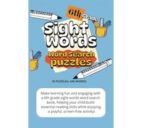 6th Grade Sight Words - Word Search Book - Boost reading skills with fun activities: Word Searches with Easy to Read Print about 6th Grade Sight Words ... Gift for Vacations, Holidays, and Free Times