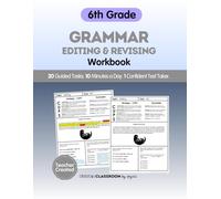 6th Grade STAAR Editing & Revising Workbook Test-Prep Grammar Practice for Summer Learning & ELA Success:: Boost Grammar Confidence in Just 10 Minutes a Day. Prefect for STAAR ELA Test Prep.