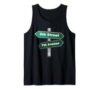 6th Street & 7th Avenue Six Seven Funny Gen Z 6 7 Meme de Argot Camiseta sin Mangas