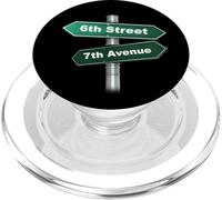 6th Street & 7th Avenue Six Seven Funny Gen Z 6 7 Meme de Argot PopSockets PopGrip para MagSafe