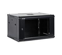 6U Professional Wall Mount Network Server Cabinet Enclosure 19-Inch Server Network Rack Low Profile Negro