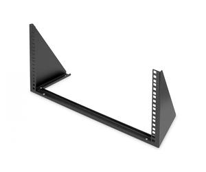 6U vertical wall mounting bracket 283 x 504 x 151 mm, black