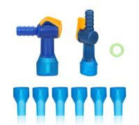 6uds Bite Valve con 2 Rectos y en Ángulo Conector de Manguera para Camelbak, Reemplazo de Boquilla Accesorios Incluye Junta Tórica para Depósito de Agua de Mochila de Vejiga de Hidratación
