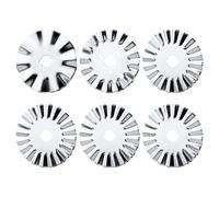 6uds Cuchillas Dentadas de 45mm para Cortador Rotativo, Cuchillas de Corte Rotativo Onduladas Cuchillas de Repuesto para Cortador Rotativo para Tela para Coser Acolchados Manualidades