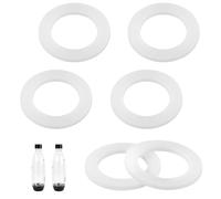 6uds Junta Tórica para Botella Sodastream, Junta Tórica de Silicona Blanca Compatible con Juntas de Sellado de Botellas Sodastream Repuesto para Botellas PET y Botellas de Plástico