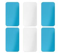 6uds Tiras Adhesivas de Metal para Luces Magnéticas Debajo de Gabinetes, Placa Adhesiva de Metal Tira Adhesiva Magnética para Luces Debajo de Gabinetes para Luces LED Magnéticas