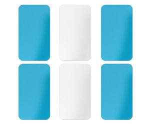 6uds Tiras Adhesivas de Metal para Luces Magnéticas Debajo de Gabinetes, Placa Adhesiva de Metal Tira Adhesiva Magnética para Luces Debajo de Gabinetes para Luces LED Magnéticas