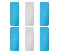 6uds Tiras Adhesivas de Metal para Luces Magnéticas Debajo de los Gabinetes, Placa Adhesiva de Metal de Repuesto Luces Debajo de los Gabinetes Adhesivas Magnéticas para Luces LED Magnéticas