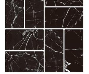 6und. decoracion mosaico adhesiva, baldosas vinilo, para cocina y baños, efecto 3d, pegatina de pared, hechas de epoxy y pvc 25,4X30,5cm ref:mo2069