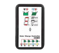 6V 12V PWM Controlador de Luz del Panel Solar Regulador de Carga de la Batería Controlador de Carga Solar Controlador Solar Soporte de Batería de Litio y Batería Ni-MH