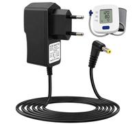 6V Alimentación Cargador Tensiómetro para Omron HHP-CM01 M2 M3 M4 M6 M7 | 6V 700mA 1.5M Adaptador de Corriente Presión Arterial para M3 Comfort X2 X3 X4 X6 X2 Basic X7 Smart M400 M500 M700