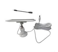 6W Panel solar monocristalino para timbres de anillo para cámaras de seguridad Salida 5V Clasificación de eficiencia 21.5% (blanco)