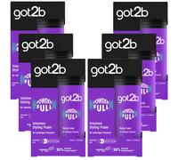 6x 10g Got2b Powderful Volumen Styling Polvo Para Aumento De Volumen Inmediato