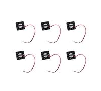 6X 12V 0.1A 2 Pines Ventilador de Enfriamiento Enfriador de CPU Caja de PC 40mm X 40mm X 10mm