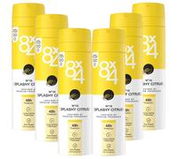6x 150Ml 8x4 Antitranspirante Splashy Citrus N°16 Protección 48h Spray