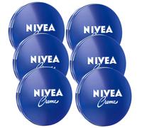 6x 150ml NIVEA Crema Cuidado Lata Mantiene Y Mima Cada Tipo de Piel Textura