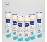 6x 150ml NIVEA Dry Activo Anti Transpirant 72h Deo Protección Sudor Fórmula