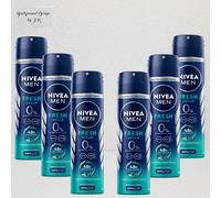 6x 150ml Nivea Men Fresh Ocean 48h Deo Spray SIN ALUMINIO Desodorante
