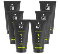 6x 150ml Schwarzkopf Tafetán Men Marathon Power Gel Alta Resistencia Radikaler