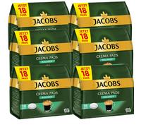 6x 18 Jacobs Crema Balance Café Pods Café Tostado Sabor Cremoso