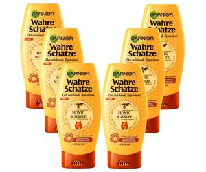 6X 200Ml Garnier Verdaderas Tesoros Acondicionador Miel Tesoros Pelo Dañado