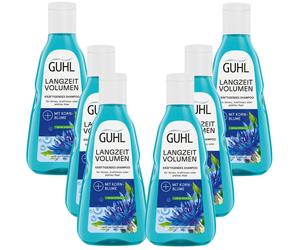 6x 250ml Guhl a Largo Plazo Volumen Champú Vigorizante Champú para Pelo Fino