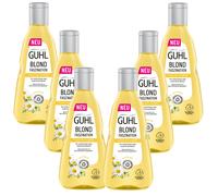 6x 250ml Guhl Rubia Fascinación Brillo Color Champú Con Manzanilla Rubia Natural