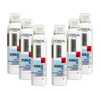 6x 250ml Loreal Paría Studio Line sin Huellas Fx Estilizado Spray 24H Laca