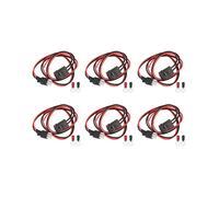 6X 30A 1M Fusible 6 PIN Cable de Cable de Alimentacion de Onda Corta para FT-857D FT-897D