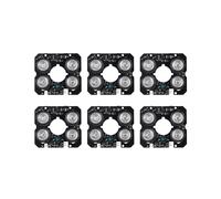 6X 4 Array IR Led Luz de Punto 4x IR LED Panel Infrarrojo para Vision Nocturna de Camara CCTV (52mm Diametro)