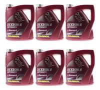 6X 4 Litros Original MANNOL Aceite De Transmisión Automático Dexron II