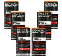 6x 50ml Loreal Men Expert Pure Carbono Anti Pico Intensive Crema Diaria Vitamina