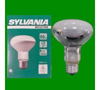 6X 60W Sylvania R80 Bombilla Reflectora Incandescente Dimmable De Calor ES E27