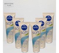6x 75ml NIVEA Crema Suave Refrescante Crema Hidratante para Cara Manos De
