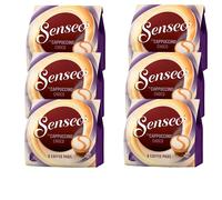6X 8 Pads De Café Senseo Cappuccino Choco Para Soporte Doble Milk Range Cremoso