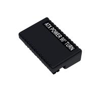 6X Adaptador de Enchufe de Alimentación ATX de 24 Pines una 90 Grados, Placa Base, Fuente de Alimentación, Conectores de Cable, Accesorio de Montaje