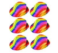 6X Adulto Arcoiris Trilby 2025 Orgullo Lgbtqia + Festival Evento Fiesta Vestir