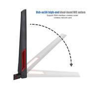 6x Antena de Enrutador de Alta Ganancia SMA 8DBi 2.4G / 5.8G Adaptador de Enrutador WiFi de Antena de Doble Banda para AC68U / AC88U / AC66U 3PCS