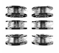 6x bobina de repuesto Parkside original para cortador de césped de batería PART 20-Li A1 | bobina de alambre | cortador de borde