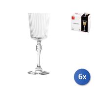6x Bormioli Rocco Calice De Vidrio Transparente America'20 Para Cóctel Cl25