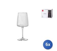 6X Bormioli Rocco Copas Exclusiva Merlot En Vidrio Cl 54.