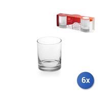 6X Bormioli Rocco Paquetes De 3 Vasos Para Agua Cortina De Vidrio Cl 25