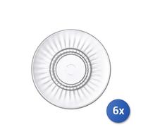 6x Bormioli Rocco Plato Barshine De Vidrio Para Taza De Té-Mug Cm 14