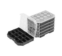 6x caja de surtido TAGER 195x284x40 caja de surtido caja de clasificación Kis...