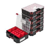 6x caja de surtido TAGER 284x390x105 caja de surtido caja de clasificación Ki...