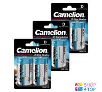 6x Camelion Pilas Alcalinas D Digi 1.5V LR20 MN1300 E95 Alta Potencia